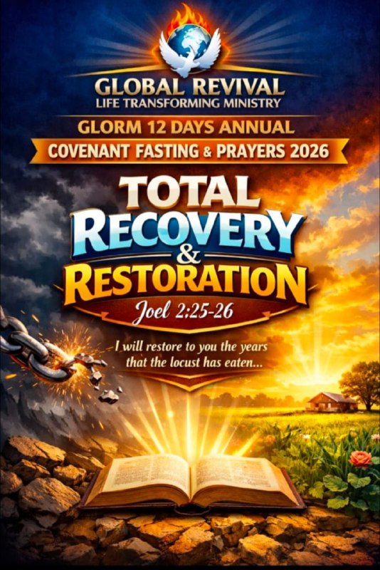 2026 TOTAL RECOVERY & RESTORATION JOEL:2:25-26